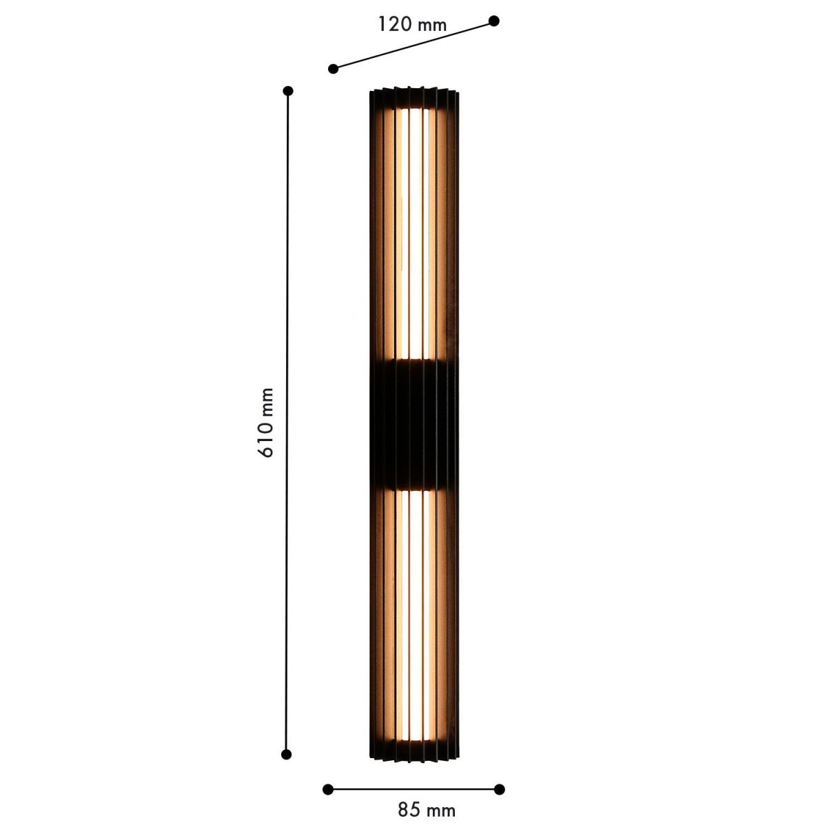 Уличный настенный светильник  Favourite Asador 4827-2W