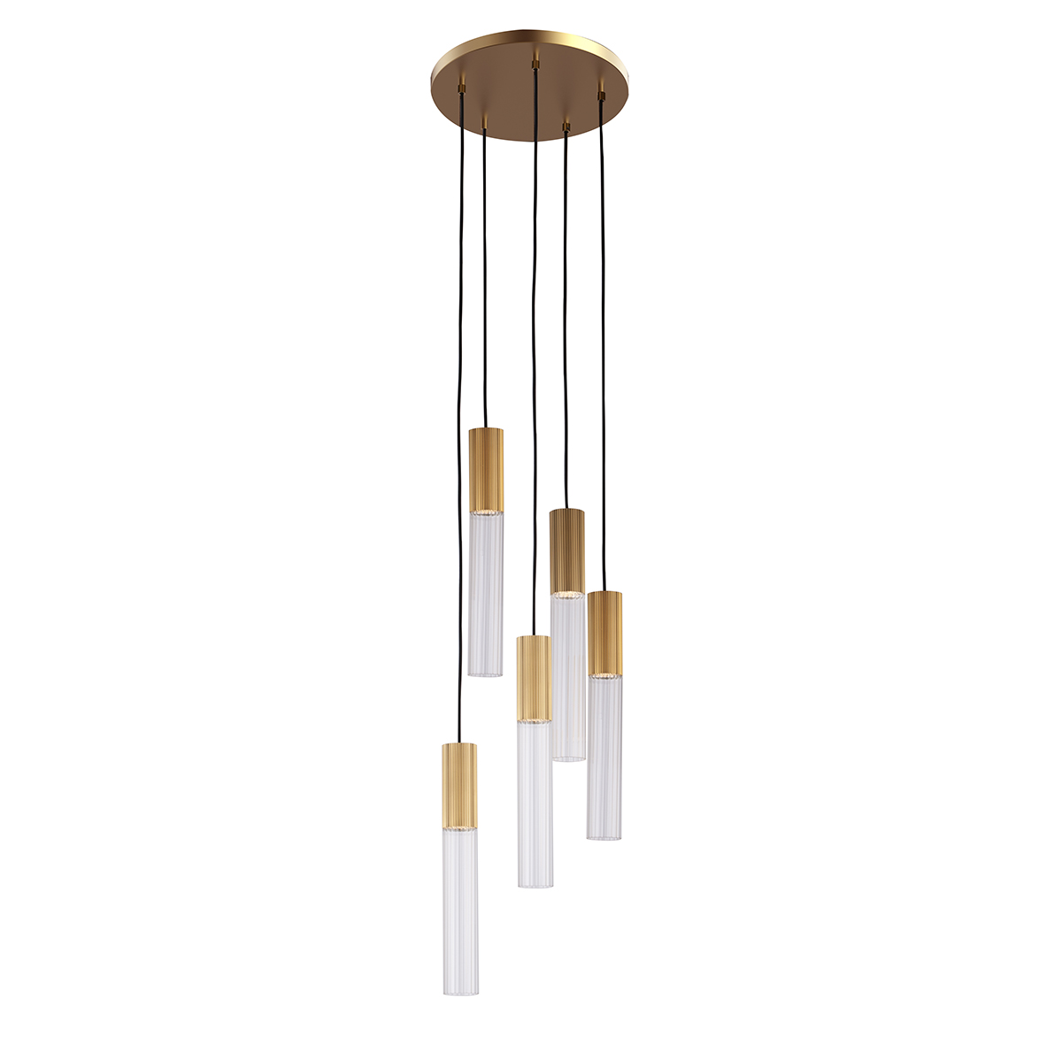 Подвесной светильник Delight Collection Flume MD2045-5A ant.brass