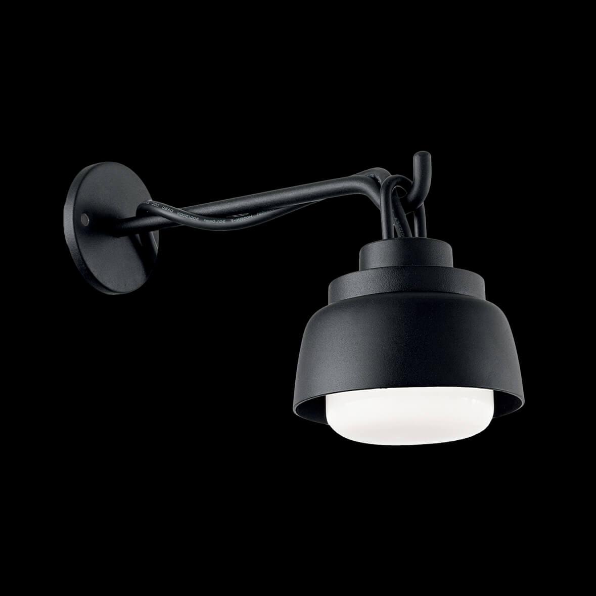 Уличный настенный светодиодный светильник Ideal Lux Marmalade AP1 Nero 160603