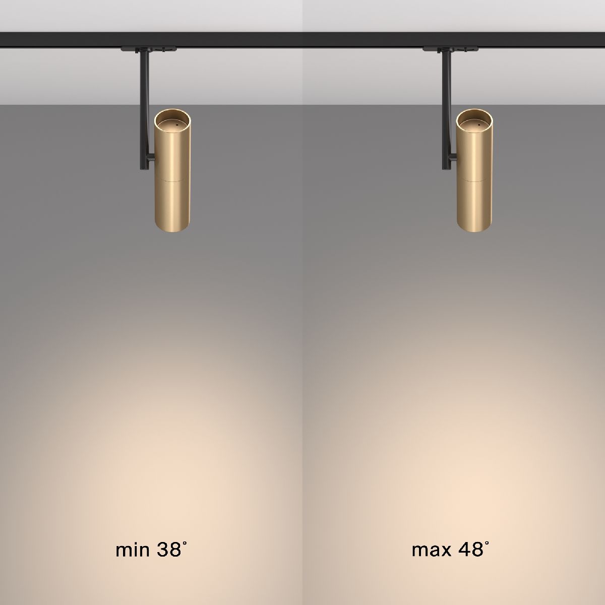 Трековый светильник (золото) Maytoni Elti TR005-1-GU10-BG