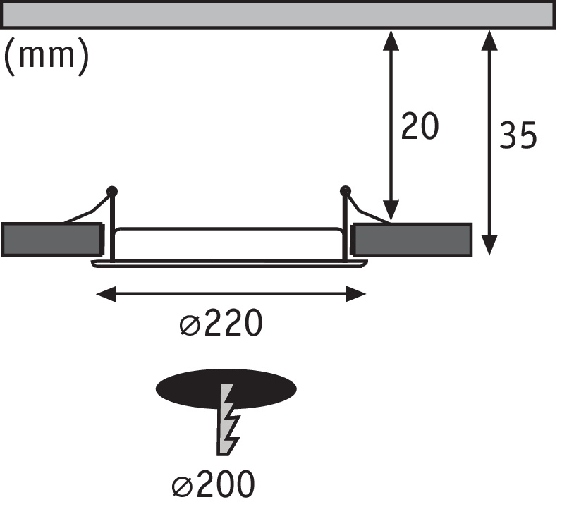 Встраиваемый светодиодный светильник Paulmann Quality Line Panel 92063