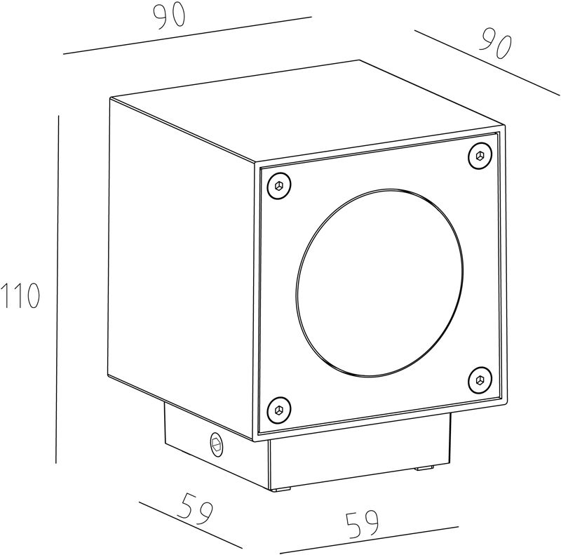 Уличный настенный светильник Deko-Light Cubodo 730328
