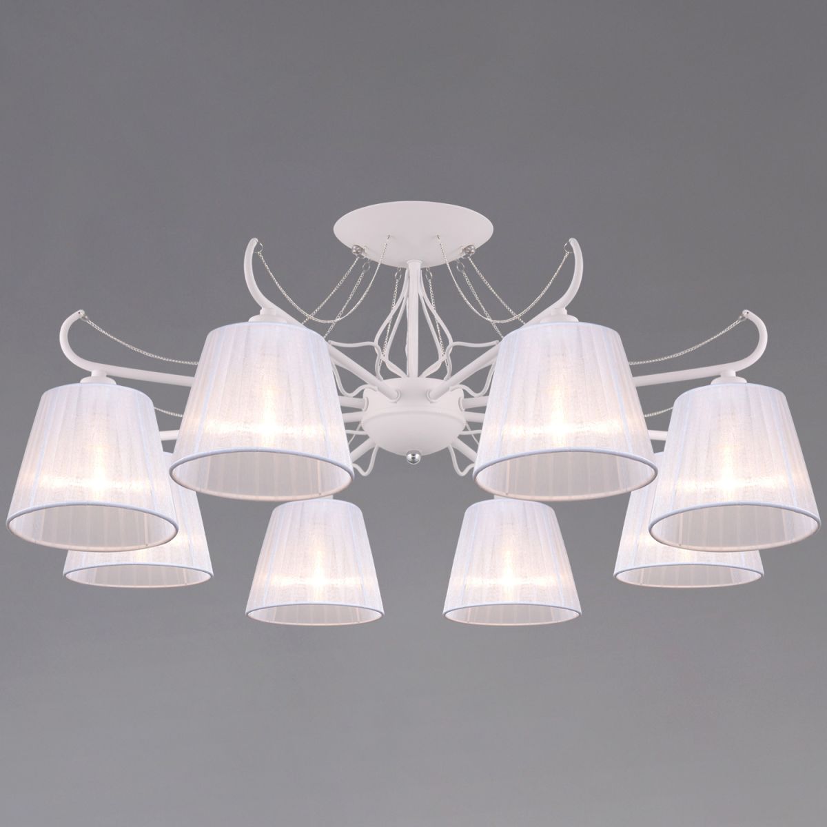 Люстра на штанге Illumico IL9482-8CSQ-25WT ELITE