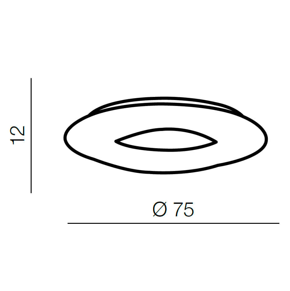 Потолочный светильник Azzardo Donut Top 75 CCT AZ2670