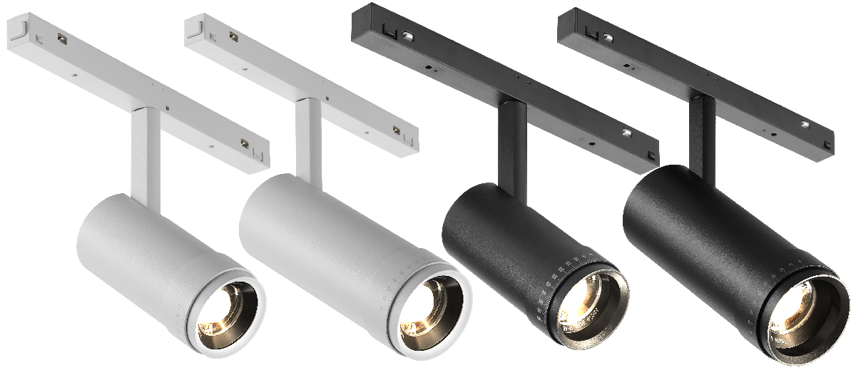 Трековый магнитный светильник iLedex Vision ZOOM 4822-020-D47-10W-10/60DG-3000K-WH