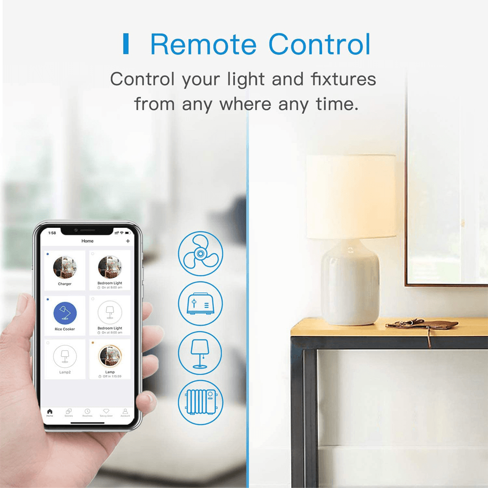 Умный выключатель HomeKit с сенсорной кнопкой Meross MSS510HK(EU)-TOUCH