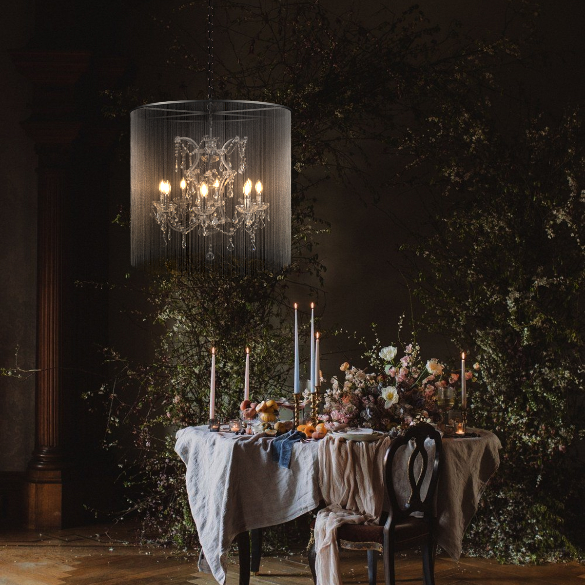 Подвесная люстра Loft IT Vaille Crystal 10450/800