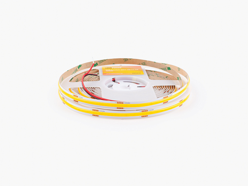 Светодиодная лента LEDS POWER COB Premium 320/м (5Вт/м) 24В теплая 390614