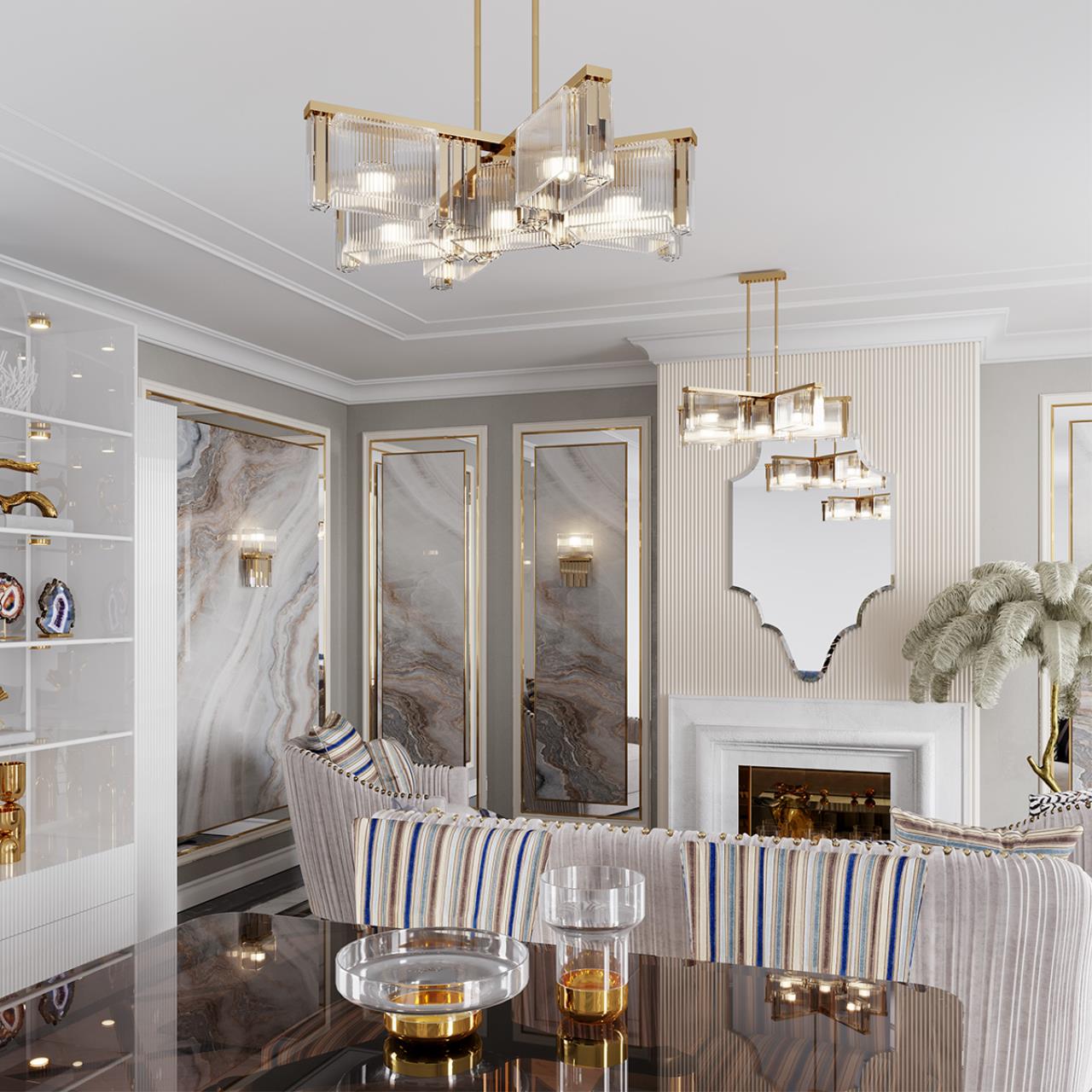 Люстра на штанге Odeon Light Gatsby 4877/7