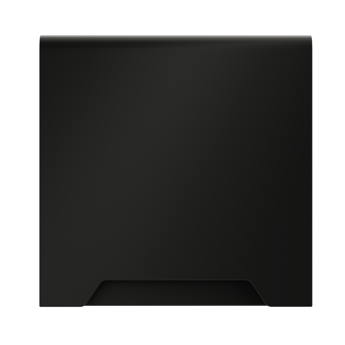 Накладка для розетки с заземлением, защитными шторками и крышкой Voltum S70 (черный матовый) VLS000808