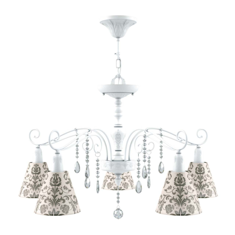 Подвесная люстра Lamp4you Provence E4-05-WM-LMP-O-1-CRL-E4-05-TR-DN
