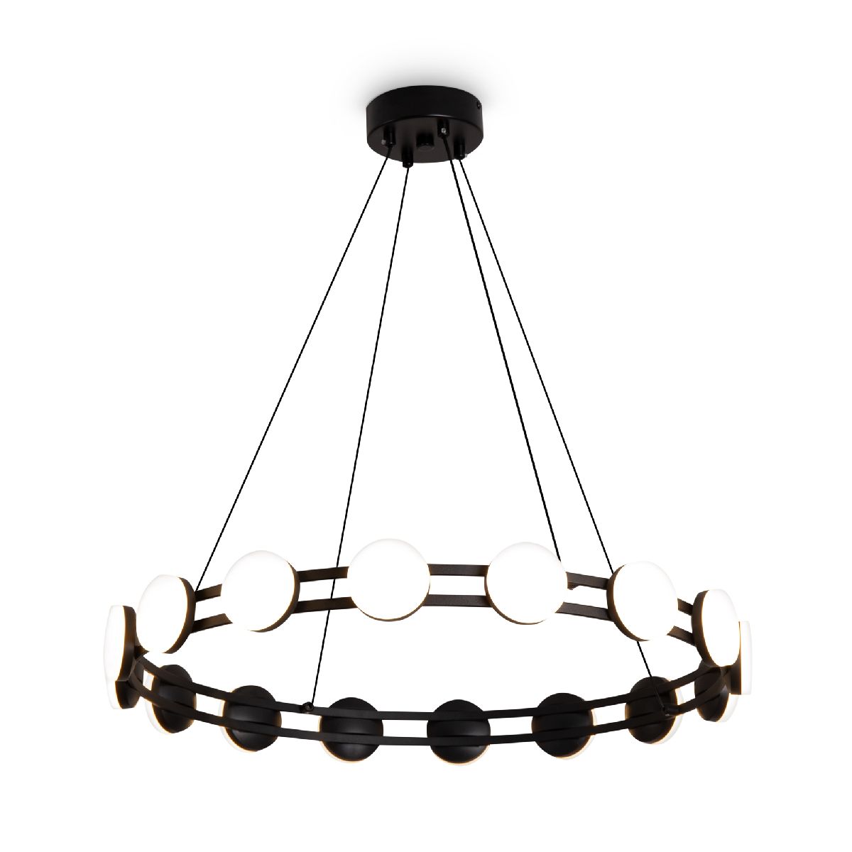 Подвесная люстра кольцами Freya Collar FR6180PL-L32B
