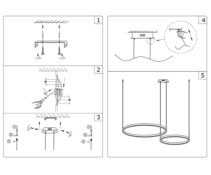 Подвесная люстра кругами Kink Light ТОР 08219,19PA (4000K)