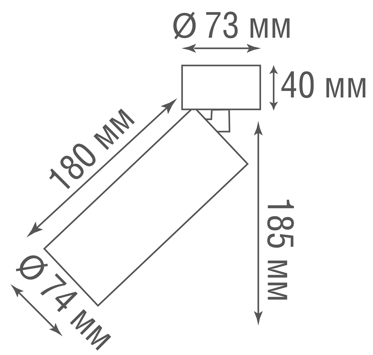 Накладной спот Donolux Rollo DL18895R30N1W ST