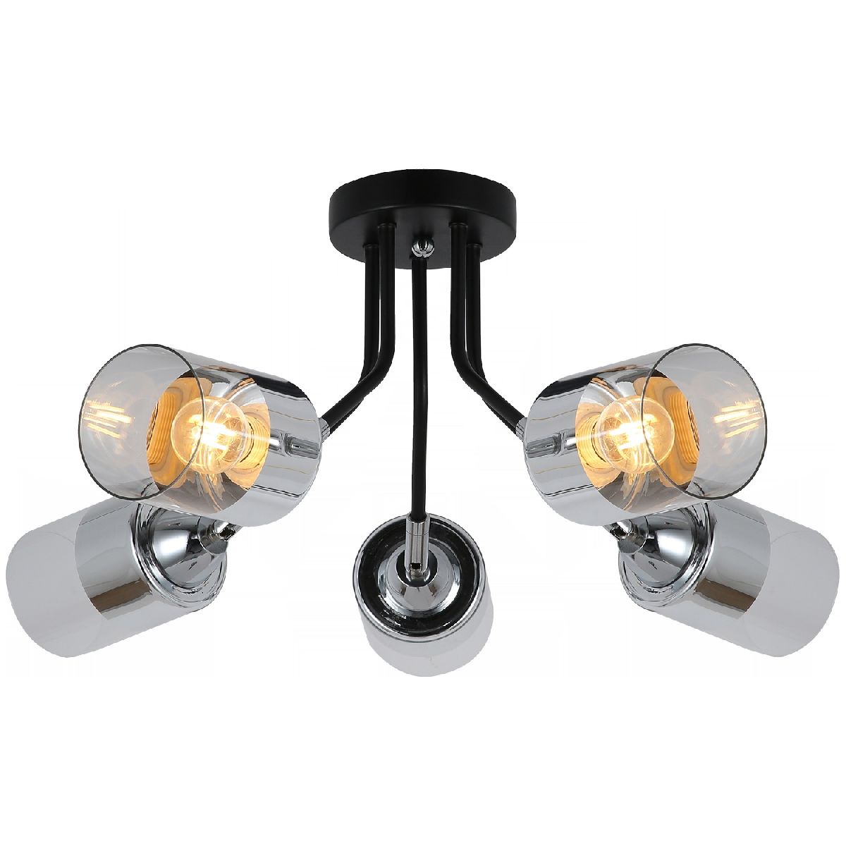 Потолочная люстра Illumico IL8213-5COU-79 BK CR