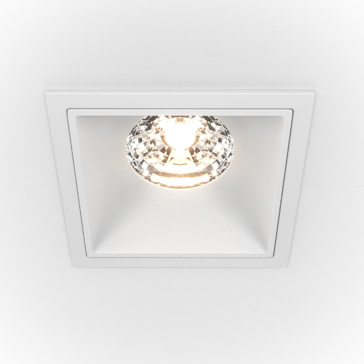 Встраиваемый светильник Maytoni Technical Alfa LED DL043-01-15W3K-SQ-W
