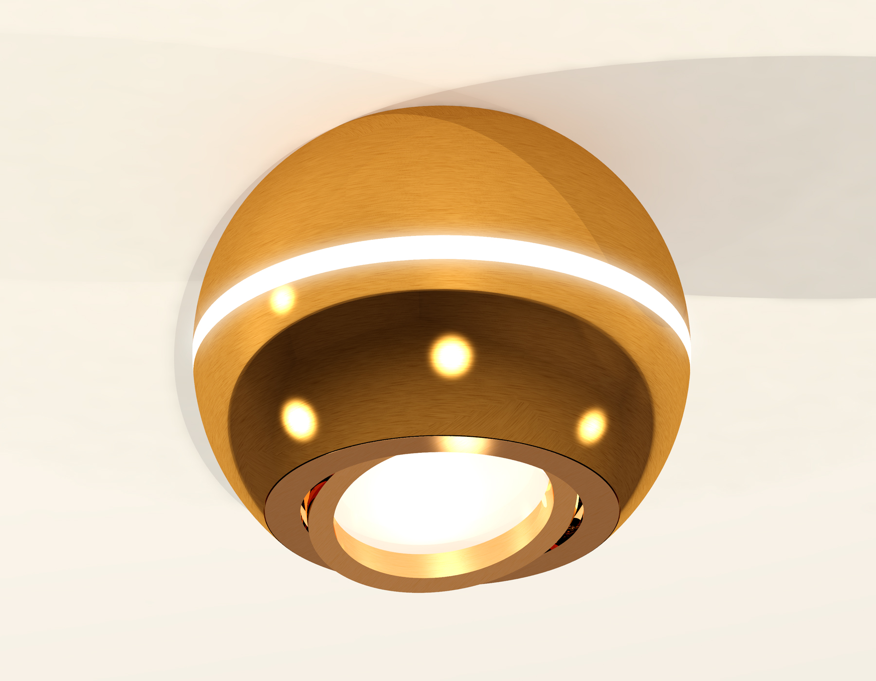 Накладной поворотный светильник с дополнительной подсветкой Ambrella Light Techno XS1105011 (C1105, N7004)