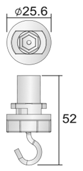 Крюк Deko-Light D Line 710060