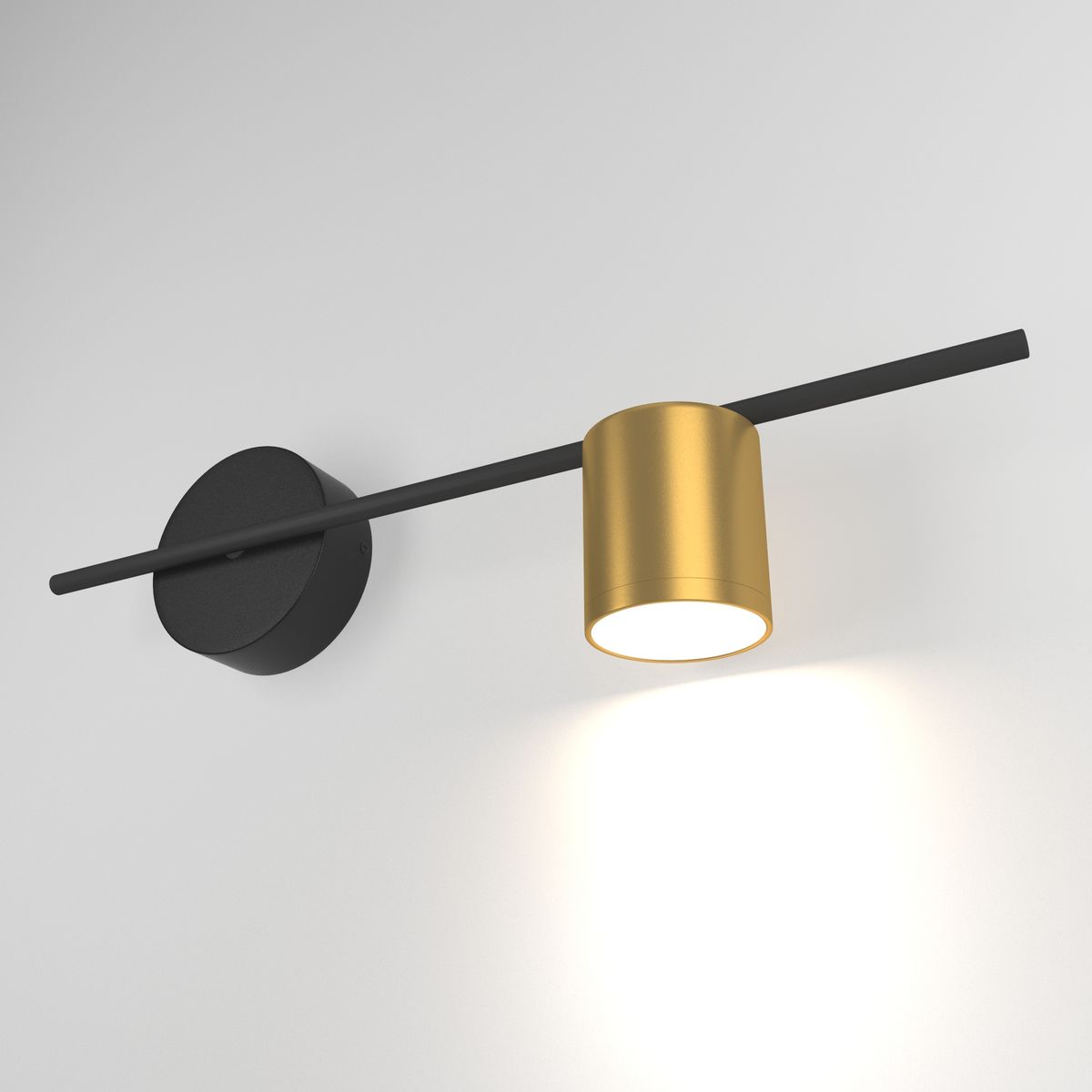 Бра Elektrostandard Acru LED черный/золото (MRL LED 1019)