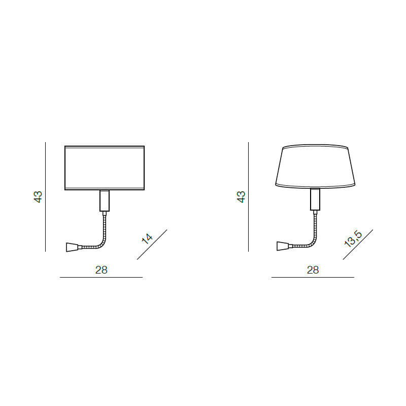 Бра Azzardo Amadeo lambody LED AZ2418
