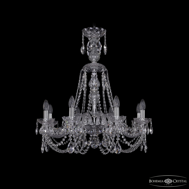 Подвесная люстра Bohemia Ivele Crystal 1406/8/240/XL-74 Ni
