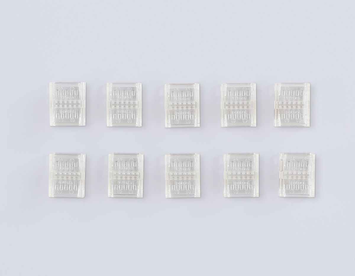 Соединитель прямой Ambrella Light Illumination COB 12/24V для лент 12mm (2 конт.) (10шт. в комплекте) GS6362