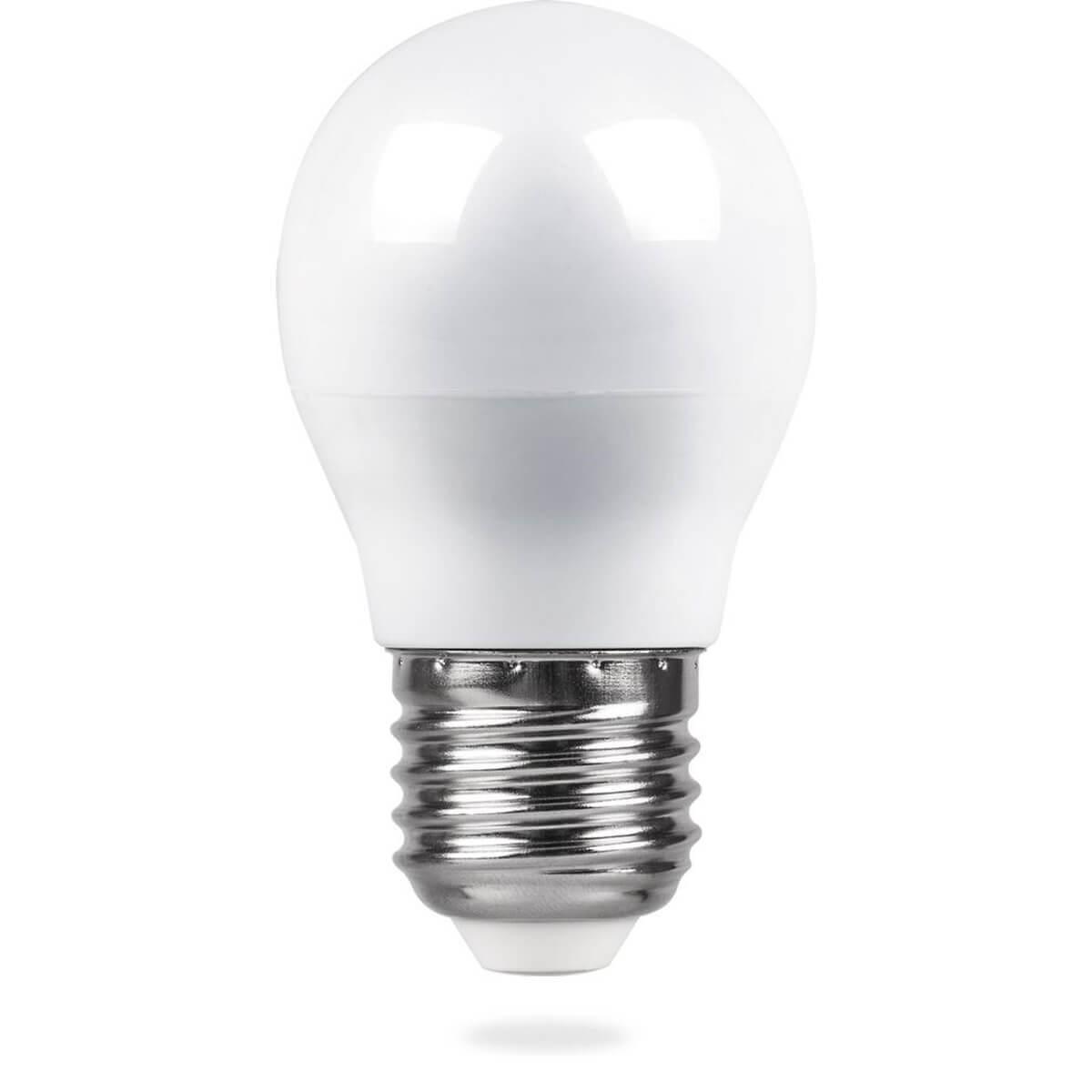 Лампа светодиодная Feron E27 5W 4000K Свеча Матовая LB-72 E27 5W 4000K 25765