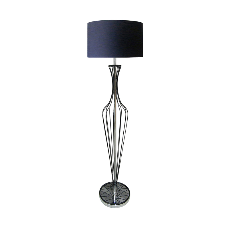 Торшер Zumaline HUGO TS-120630F-BK