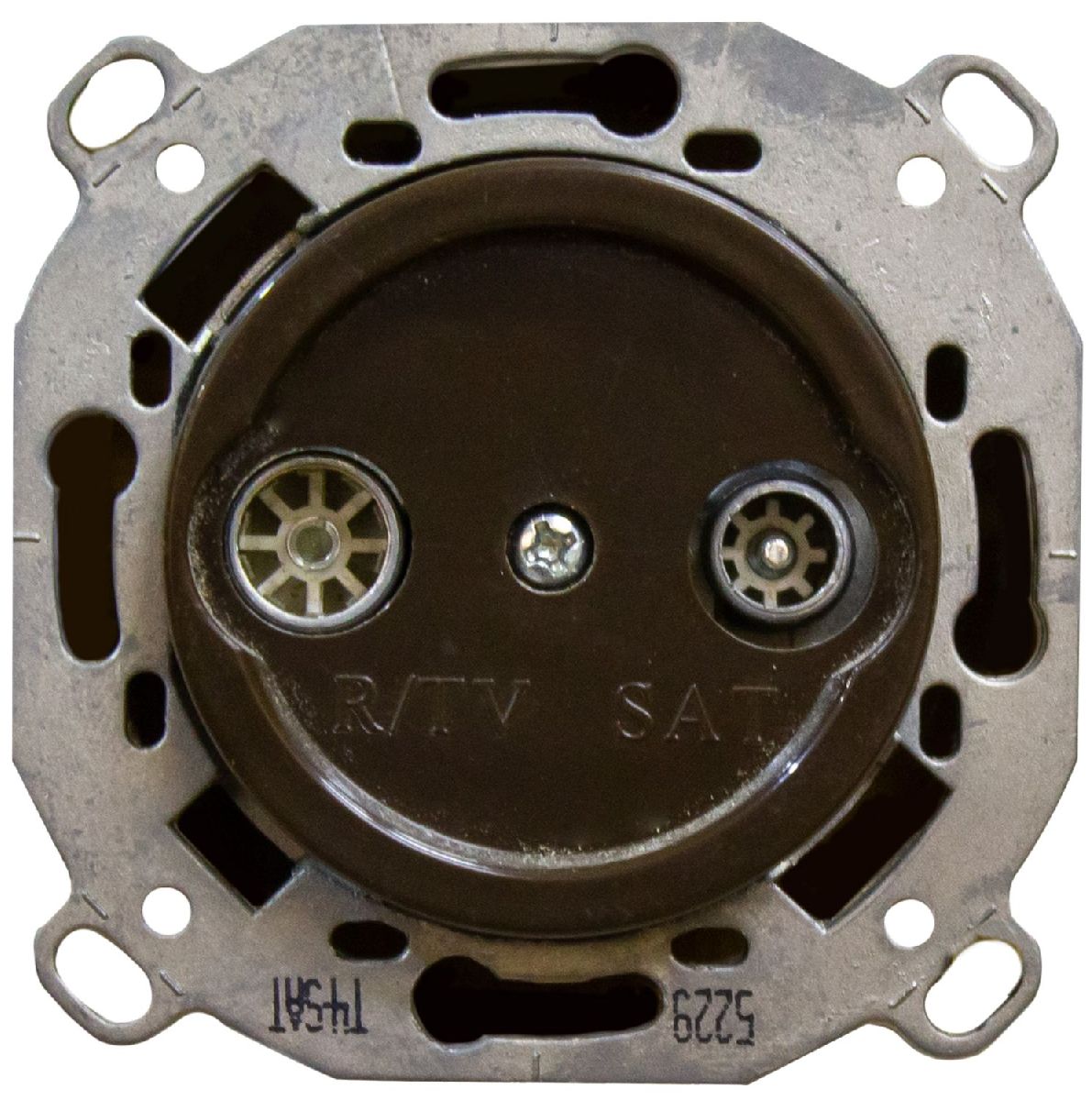 Розетка TV/R-SAT оконечная Bironi Шедель B3-305-22