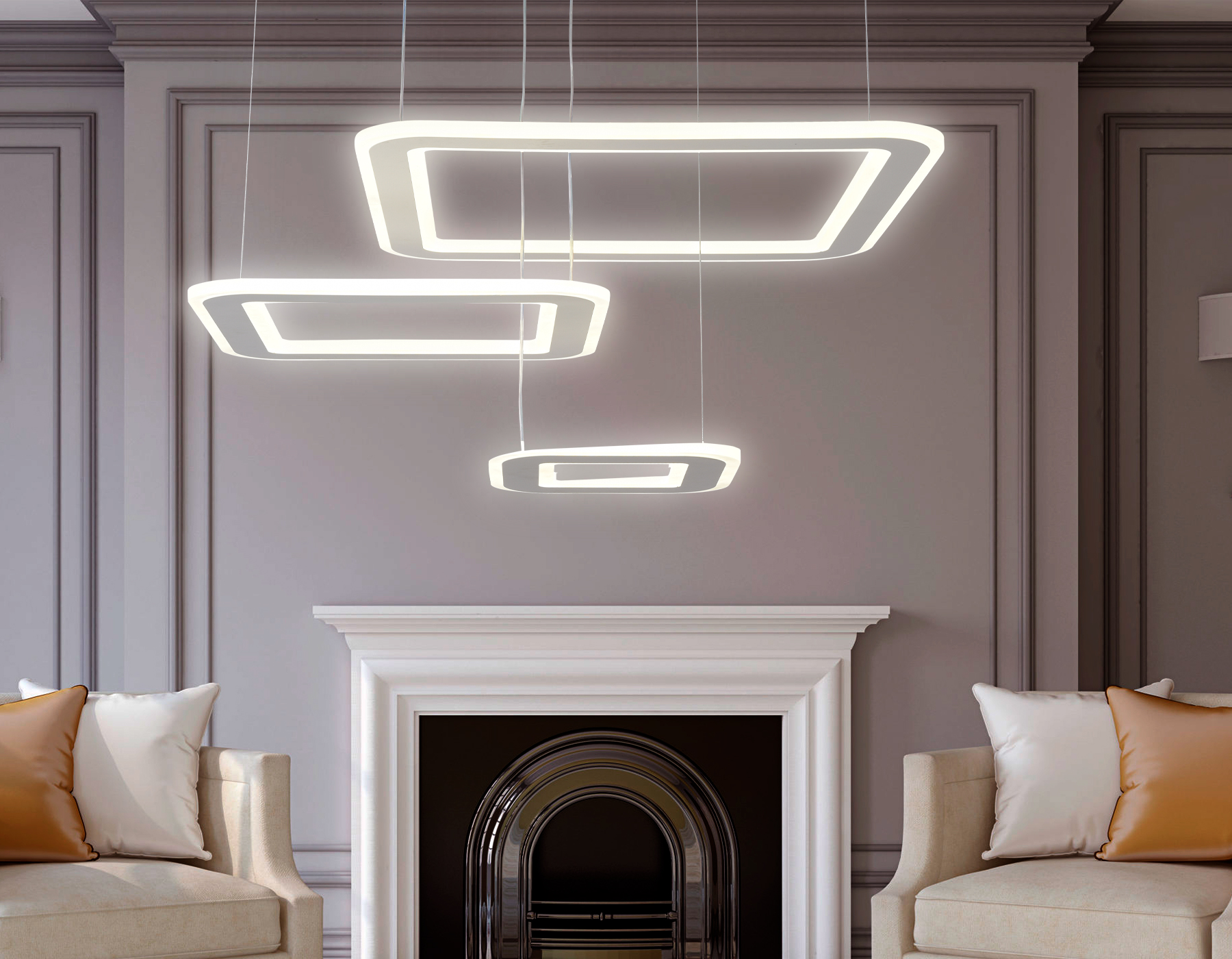 Подвесной светодиодный светильник Ambrella Light Acrylica FA4329