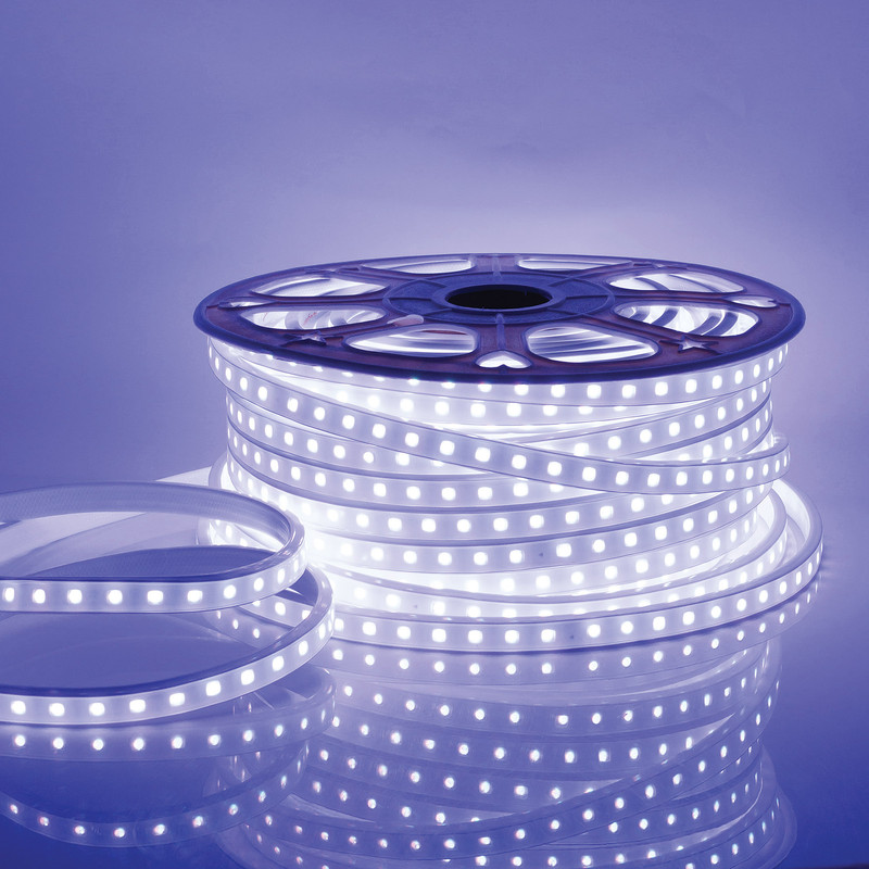 Светодиодная лента Apeyron Стандарт 220В 5050 12Вт/м RGB 50м IP65 17-48