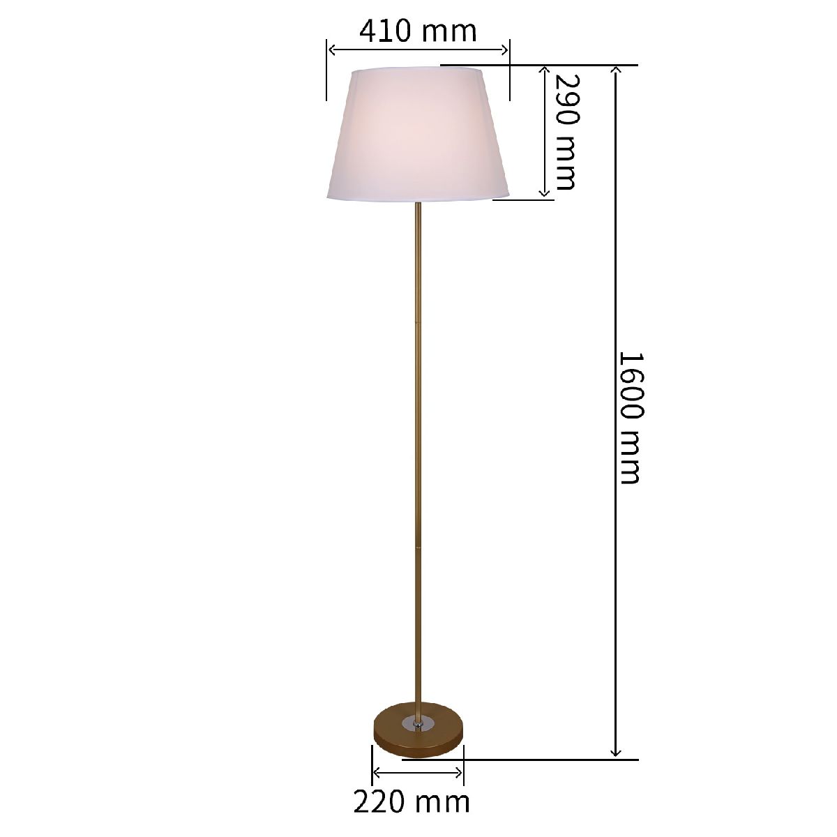 Торшер Reluce 03910-0.6-02 GOLD