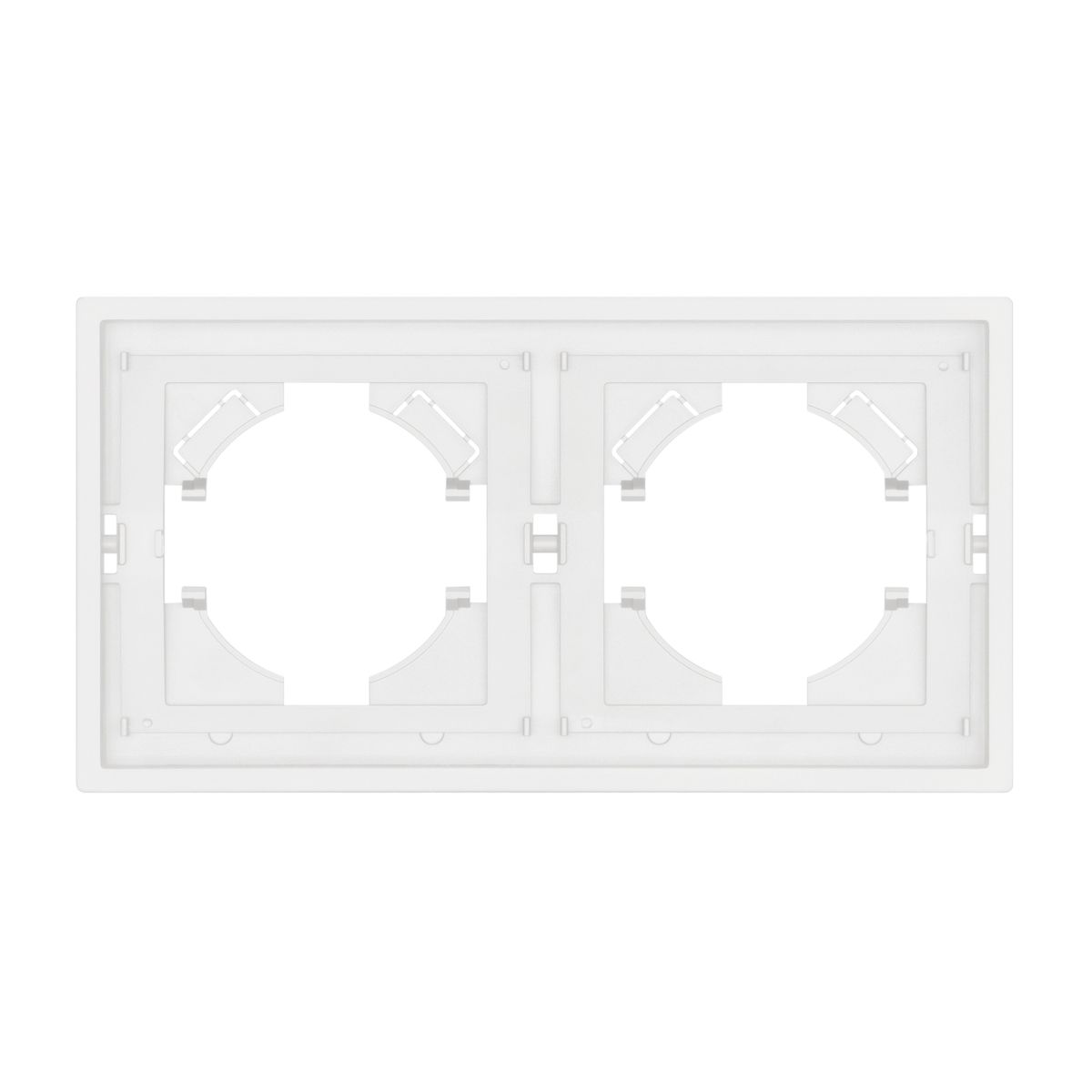 Рамка пластиковая на 2 поста Arlight FRM-TENDO-SFPL-2-WH 054649