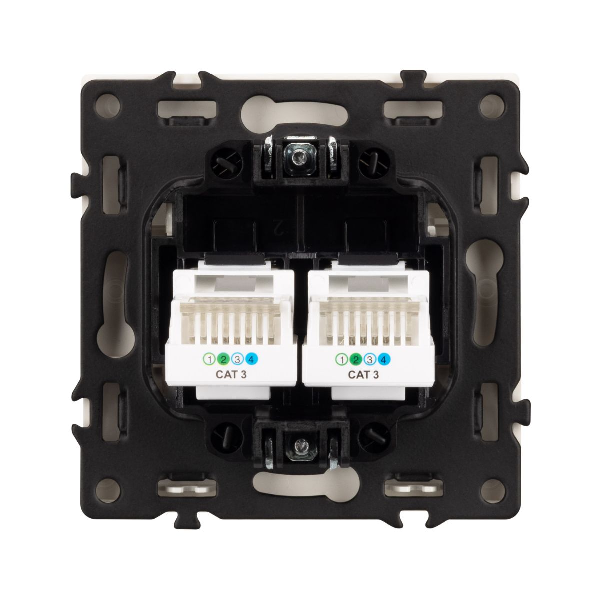 Розетка телефонная двойная софт-тач золотой песок Arlight SCT-MTL2-SFPL-GD (2хRJ-11, 4C) 054310(1)