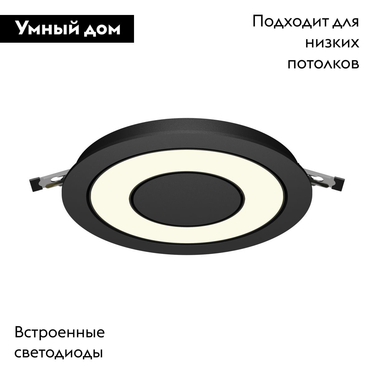 Встраиваемый светильник Maytoni Vector DL102-12W3K-B