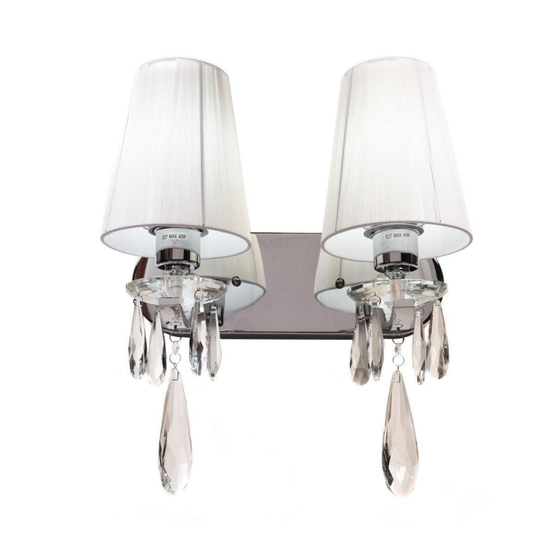 Бра ретро Lumina Deco  Alessia LDW 1726-2W CHR