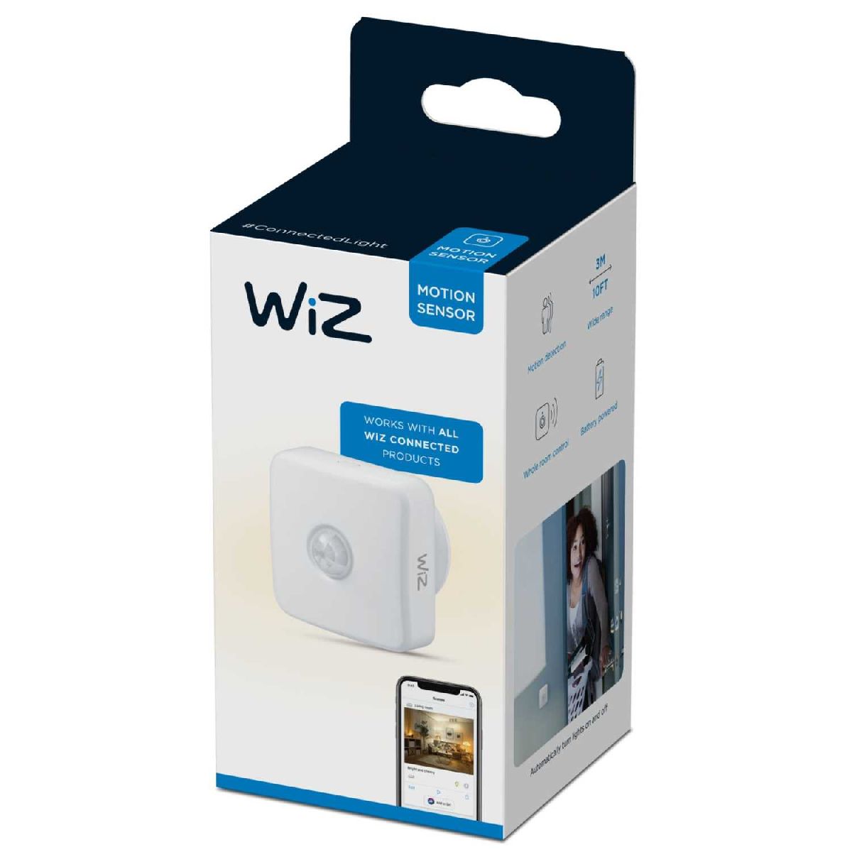 Умный беспроводной датчик движения с батарейками Wiz 929002422302