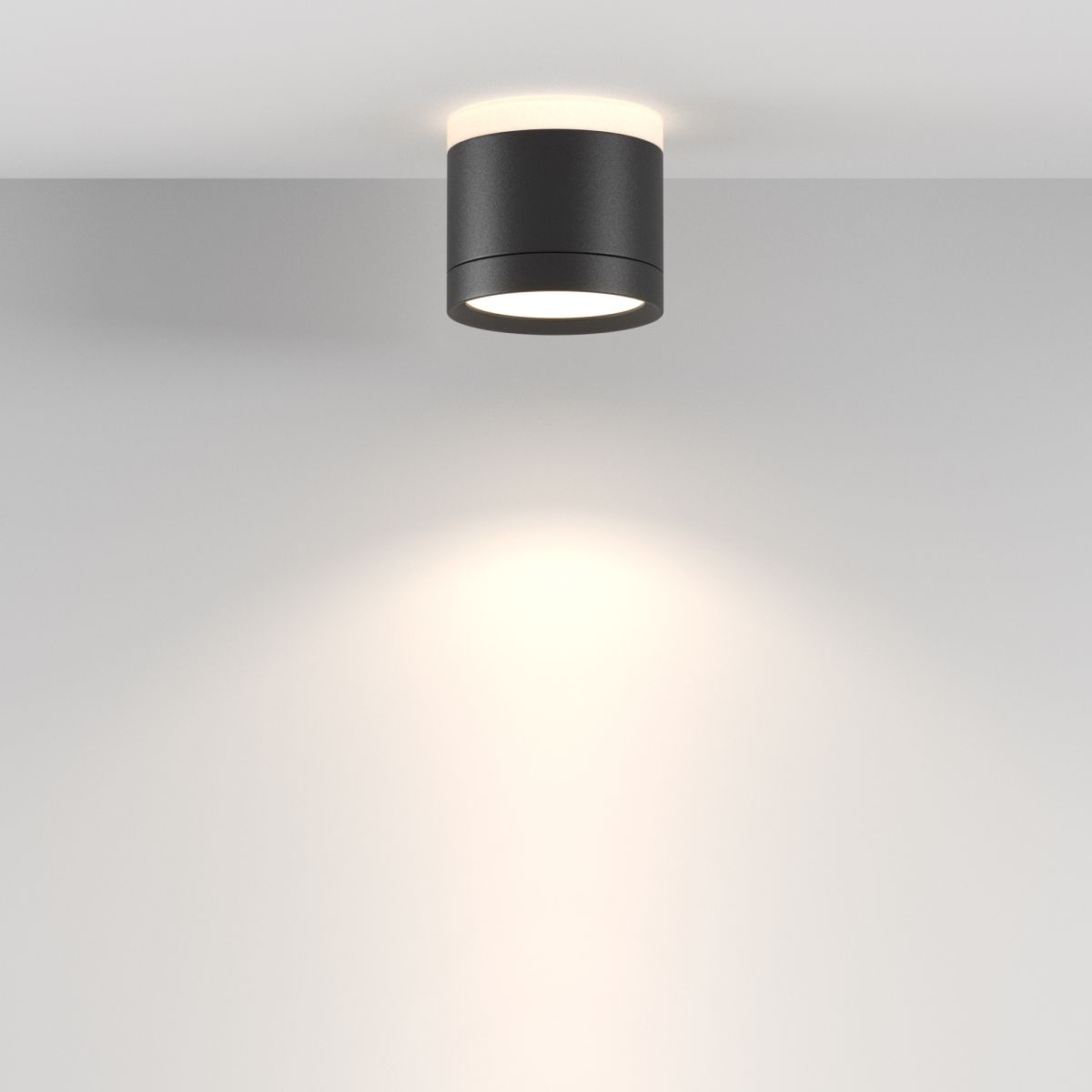 Потолочный светильник цилиндрический цилиндр Maytoni Technical Pauline C120CL-GX53-B