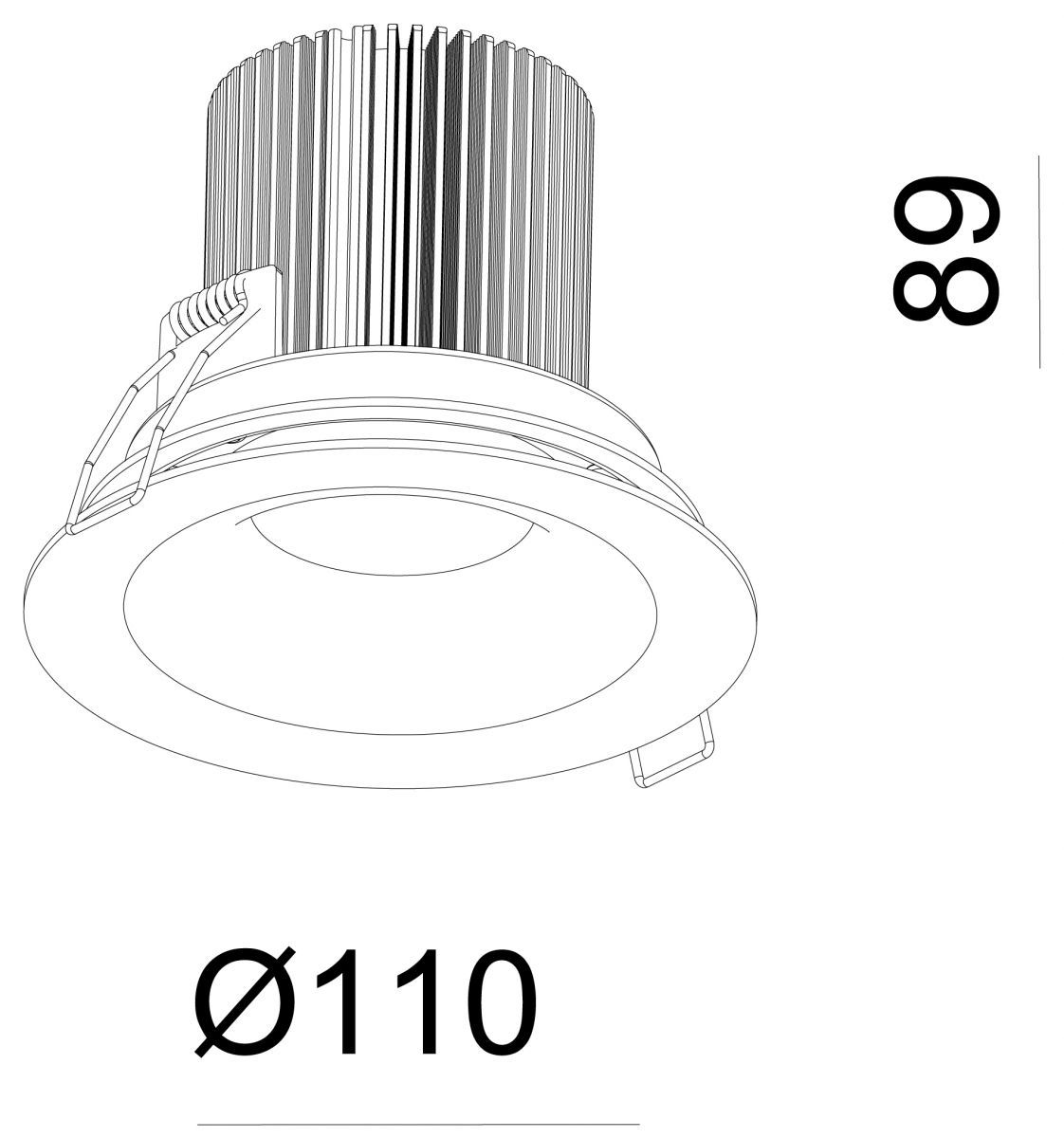 Встраиваемый светильник Deko-Light COB Back Light 565224