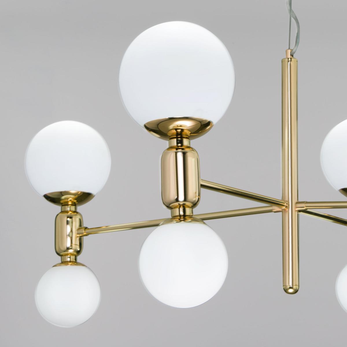 Подвесная люстра Eurosvet Bubble 30182/8 золото a063207