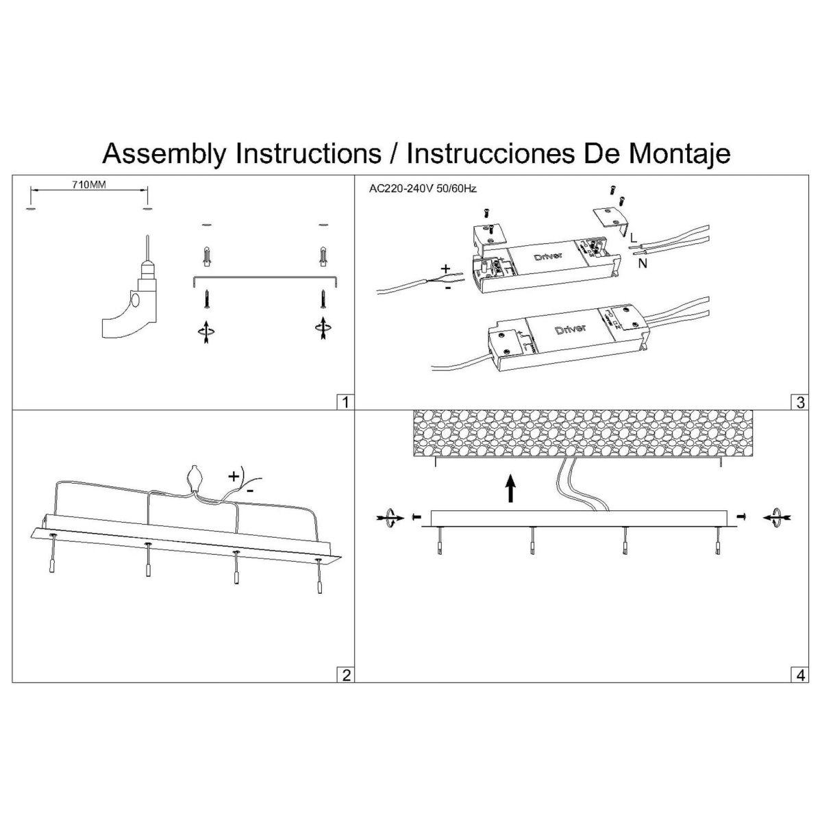 Основание потолочное 4L Mantra Modular Light Florones 9379