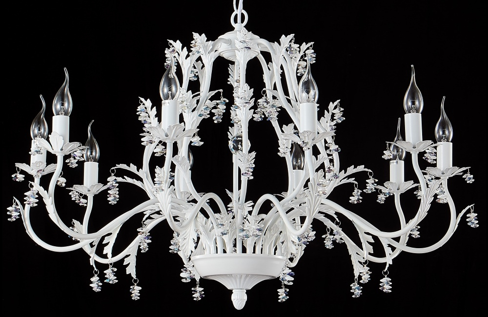 Подвесная люстра Crystal Lux CRISTINA SP10 WHITE
