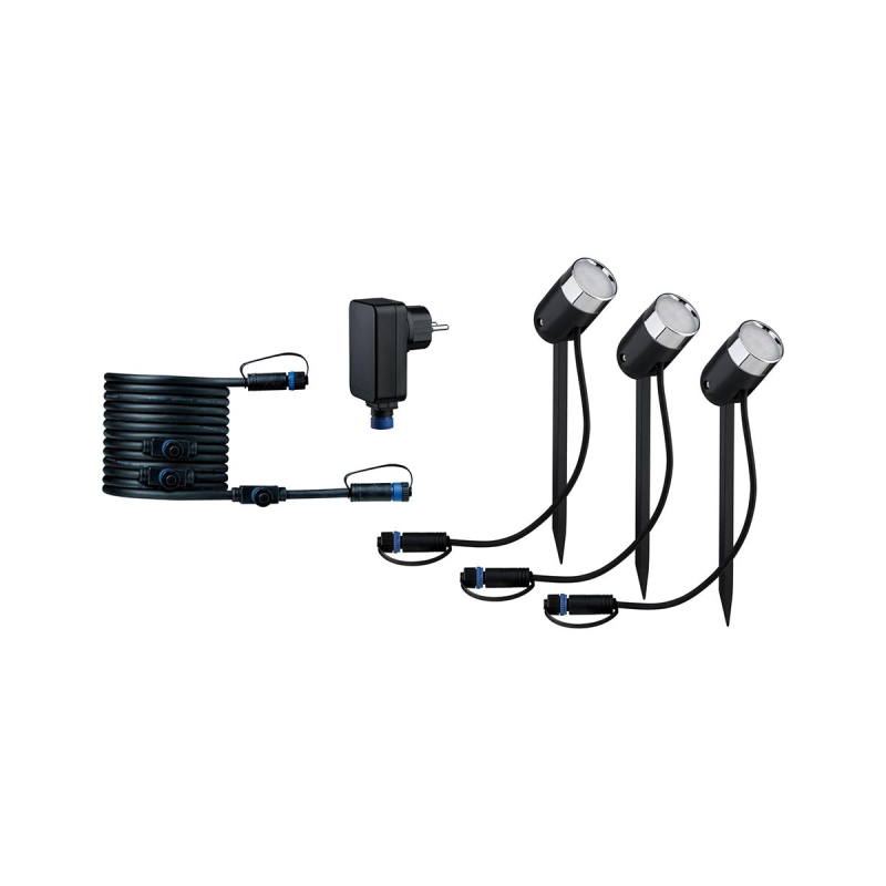 Ландшафтный светодиодный светильник Paulmann Pike Plug Shine ZigBee 94284