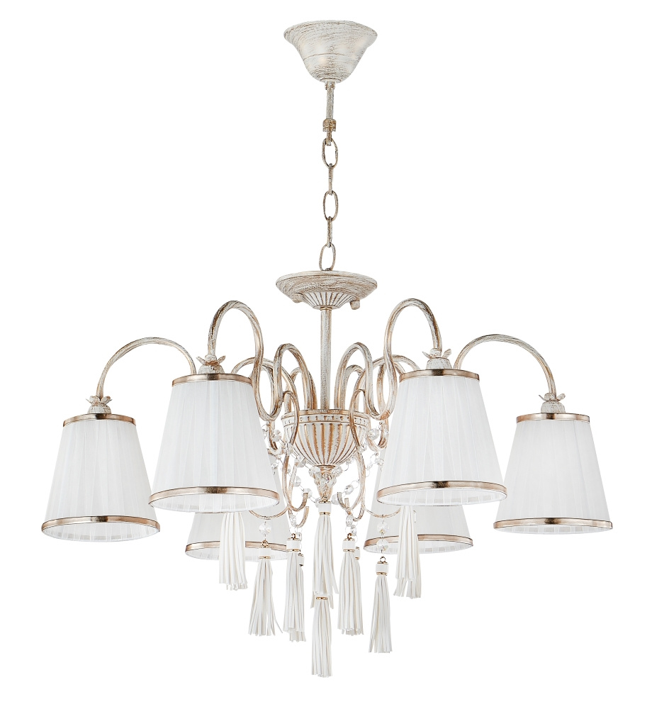 Потолочная люстра Crystal Lux OFELIA SP-PL6 WHITE