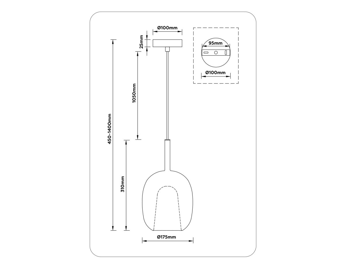 Подвесной светильник Ambrella Light High Light Modern LH11121