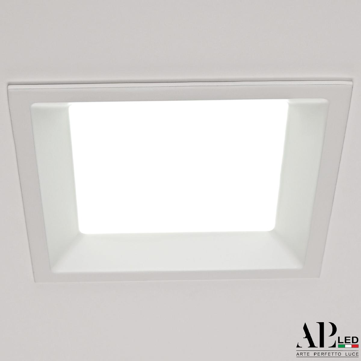 Встраиваемый светильник Arte Perfetto Luce Ingrid 3322.LDF9016/9W/6K