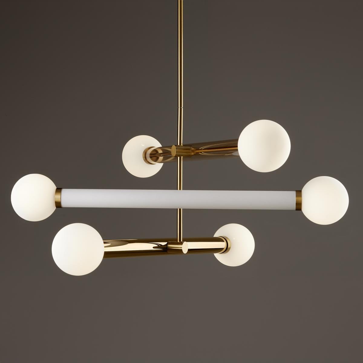 Люстра на штанге Freya Cross FR5381PL-06G