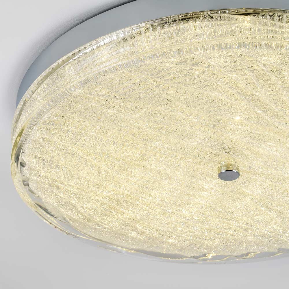 Потолочный светильник стеклянный LED4U L1117-500 CR