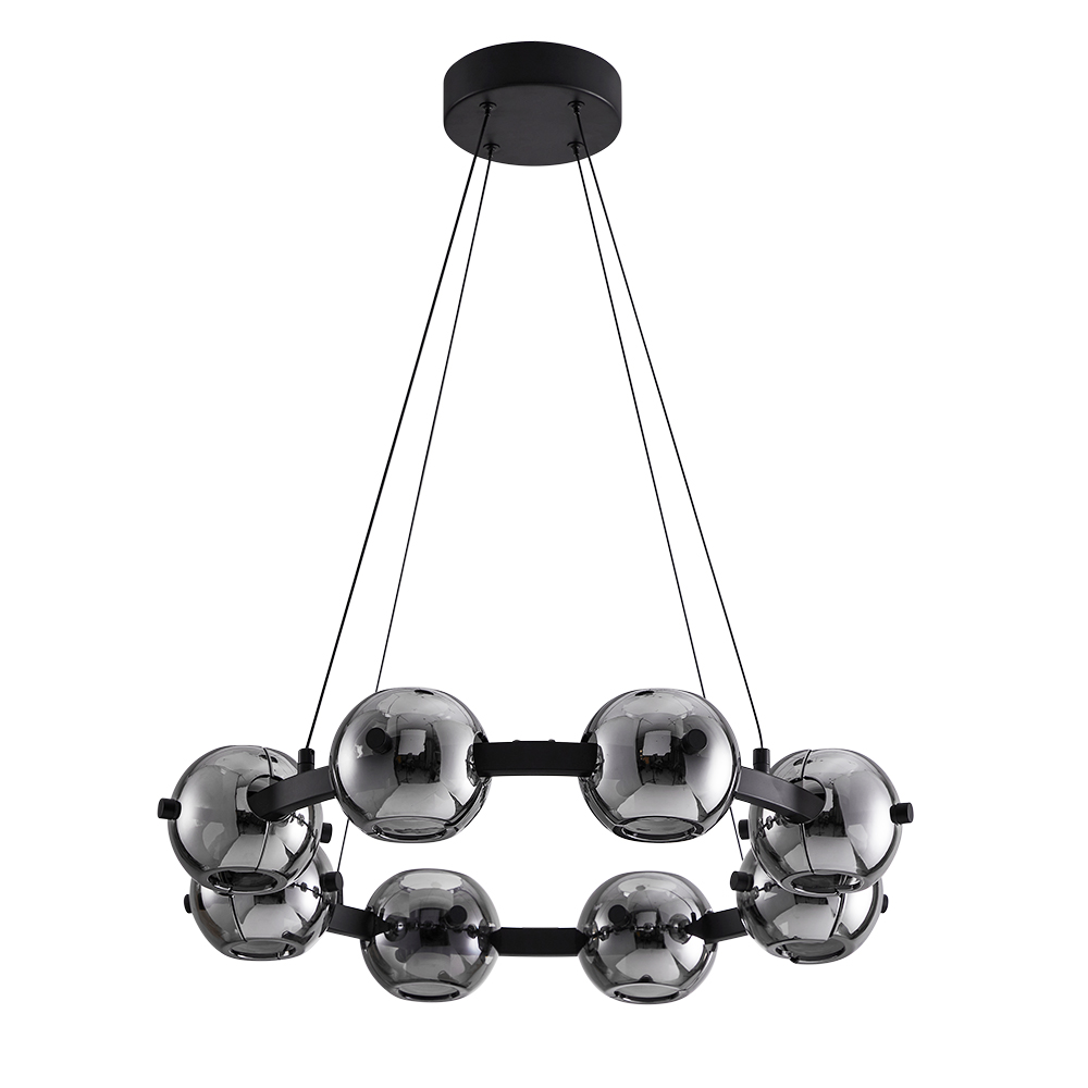Подвесная люстра шар Arte Lamp Markab A2471LM-16BK