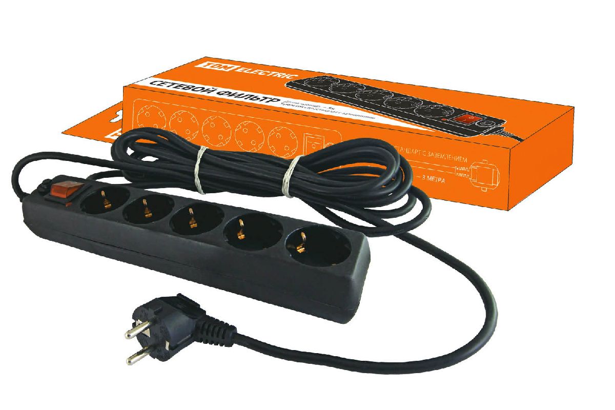 Сетевой фильтр СФ-05В TDM Electric SQ1304-0002